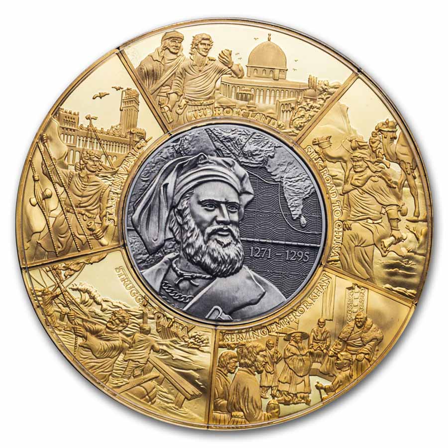 2025 Djibouti 5 oz Silver Marco Polo Puzzle Coin (w/ Box & COA) | eBay